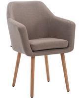 CLP Besucherstuhl Utrecht Stoff natura taupe (313127)