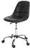 MCW Drehstuhl MCW-A86, Bürostuhl Arbeitshocker, Schalensitz Kunstleder ~ schwarz