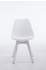 Clp Stuhl Borneo V2 Kunstleder mit Kunststoffsitzschale weiß