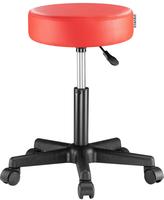 Rollhocker H&ouml;henverstellbar 10cm Polsterung 46-60cm Sitzh&ouml;he 360&deg; Drehbar...