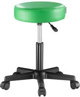 Rollhocker H&ouml;henverstellbar 10cm Polsterung 46-60cm Sitzh&ouml;he 360&deg; Drehbar &Oslash;35cm
