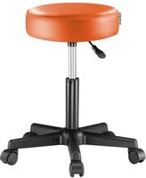 Rollhocker H&ouml;henverstellbar 10cm Polsterung 46-60cm Sitzh&ouml;he 360&deg; Drehbar &Oslash;35cm
