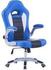 IntimaTe WM Heart Indy Gaming Racing Chair Leather with Adjustable Armrest-Classic Blue