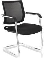 HJH Office Levia V Konferenzstuhl Freischwinger Schwarz (820024)