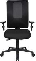 Topstar HJH Work Pro B&uuml;rostuhl Stoff, Schwarz, mit Armlehnen
