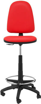 Piqueras y Crespo Stool Ayna Imitation Leather Red