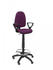 Piqueras y Crespo Stool Ayna Bali Fixed Armrests Parquet Wheels
