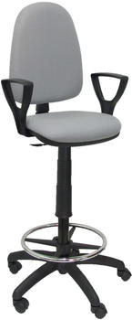 Piqueras y Crespo Stool Ayna Bali Fixed Armrests Grey