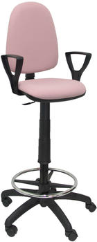 Piqueras y Crespo Stool Ayna Bali Fixed Armrests Pale Pink