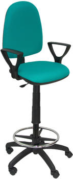 Piqueras y Crespo Stool Ayna Bali Fixed Armrests Light Green