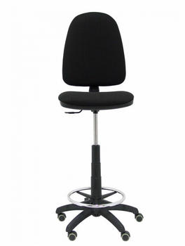 Piqueras y Crespo Stool Ayna Bali Parquet Wheels Black