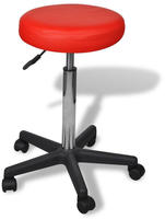 vidaXL B&uuml;rohocker Rot