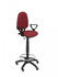 Piqueras y Crespo Stool Ayna Bali Fixed Armrests Parquet Wheels