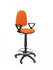 Piqueras y Crespo Stool Ayna Bali Fixed Armrests Parquet Wheels