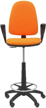 Piqueras y Crespo Stool Ayna Bali Fixed Armrests Orange