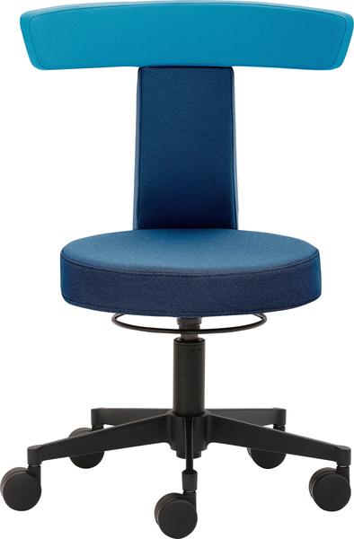 Mayer Sitzmöbel Drehhocker Funktionshocker myDUO, besonders niedrige Sitzhöhe blau Hocker