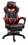 Vinsetto Schreibtischstuhl Gamingstuhl mit Liegefunktion schwarz