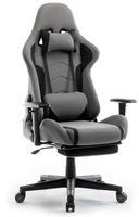 IntimaTe WM Heart Rally Gaming Racing Chair Fabric-Charcoal Grey/Black