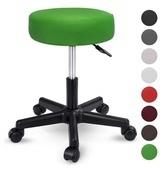 TRESKO Rollhocker Grün Arbeitshocker Hocker 360° drehbar