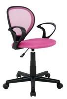 SixBros. Bürostuhl Schreibtischstuhl H-2408F/1406 pink