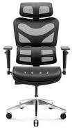 Ergonomischer B&uuml;rostuhl Computerstuhl Chefsessel Diablo V-commander: Schwarz-grau