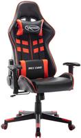 vidaXL Gaming-Stuhl Schwarz und Rot Kunstleder