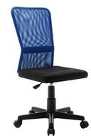 vidaXL B&uuml;rostuhl Netzgewebe Schwarz/Blau (289511)