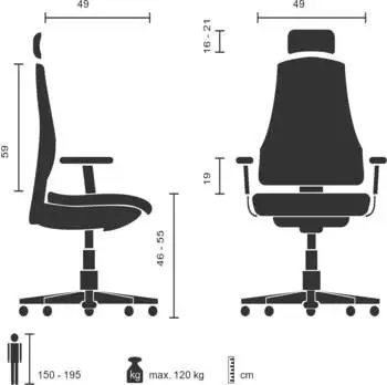 HJH Office Kodiak schwarz – HJH Office Kodiak schwarz - Ihr ergonomischer Begleiter für produktive Arbeitstage