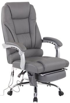 Clp Pacific Echtleder mit Massagefunktion grau