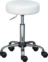 Inter Link Drehstuhl "Asra Drehhocker auf Rollen, 360 PU Sitz, Arbeitshocker" ()