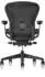 Herman Miller Aeron Größe B Komplettmodell mit Vinylpads graphite
