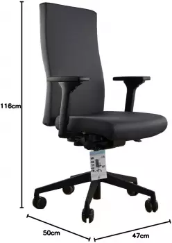 TrendOffice to-Strike Comfort Pro (SY2) dunkelgrau – TrendOffice to-Strike Comfort Pro (SY2) dunkelgrau – Flexible Ergonomie für den Arbeitstag