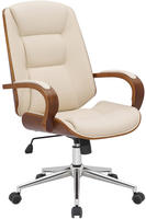 B&uuml;rostuhl Yankton Walnuss/creme