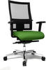 Topstar Bürostuhl Sitness 60, PS69BH W55 Stoff grün, Gestell alu grün/schwarz