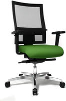 Topstar B&uuml;rostuhl Sitness 60, PS69BH W55 Stoff gr&uuml;n, Gestell alu gr&uuml;n/schwarz