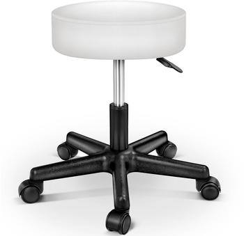 Tresko Drehhocker wei&szlig; (ABH-002)