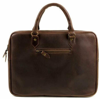 Buckle & Seam Cali Gusset Briefcase brown (1120CAL014DOT)
