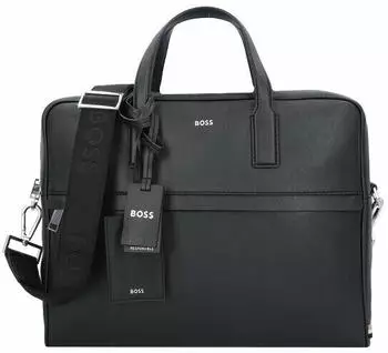 Hugo Boss Zair Gusset Briefcase black (50483563-001) Hugo Boss Zair Gusset Briefcase black (50483563-001)