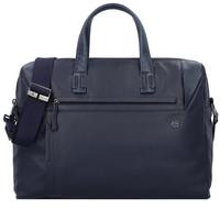Piquadro Aktentasche Leder 43.5 cm Laptopfach blau