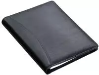 J&uuml;scha 30007 - Pr&auml;sentationsmappe - A5 - Leder - Schwarz - Visitenkarte - Papier -