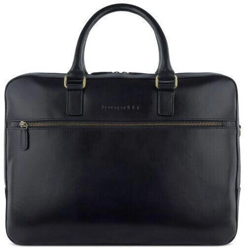 Bugatti Remo Gusset Briefcase (492393) black