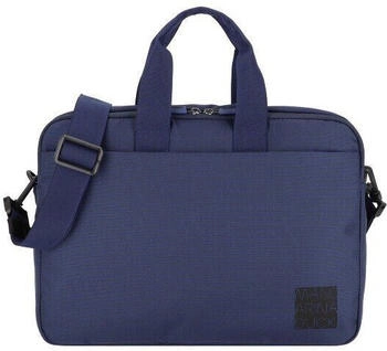 Mandarina Duck District Gusset Briefcase (P10KPC03) dress blue
