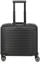 travelite Hartschalen-Trolley "NEXT Trunk Reisekoffer Aluminium" 32 l 4 Rollen