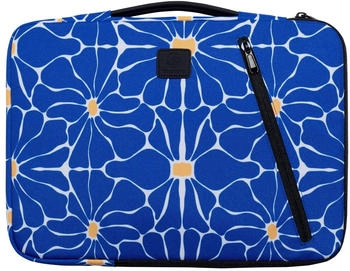 Exacompta Laptophülle Flower Kunstfaser blau für 14 Zoll (17253E)