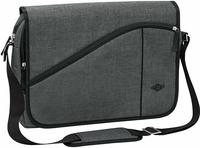 WEDO College - Junge/M&auml;dchen - Messenger Bag - Rei&szlig;verschluss - Grau - Einfarbig -