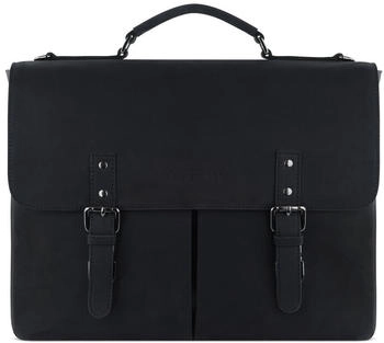Bugatti Luca Aktentasche Messenger Leder 39 cm Laptopfach schwarz (49563901)