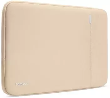 tomtoc Defender Series A13 Laptop Sleeve 15" MacBook Air nature sand