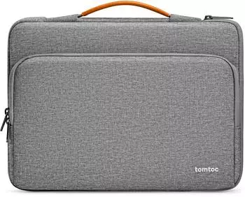 tomtoc Defender Series A14 Laptop Sleeve 15" MacBook Air smoke grey