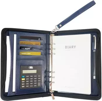GraduationMall Schreibmappe A5 (LTP007) blau