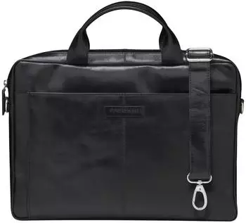 19twenty8 Amalienborg Notebook-Tasche Toploader 15" Leder schwarz (BG15GTBL1489)